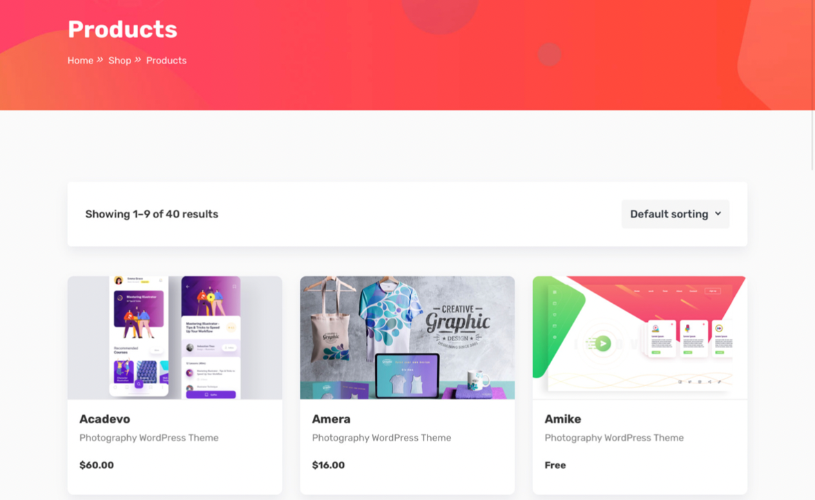 Tijarah is one of the best WooCommerce themes for digital downloads. 